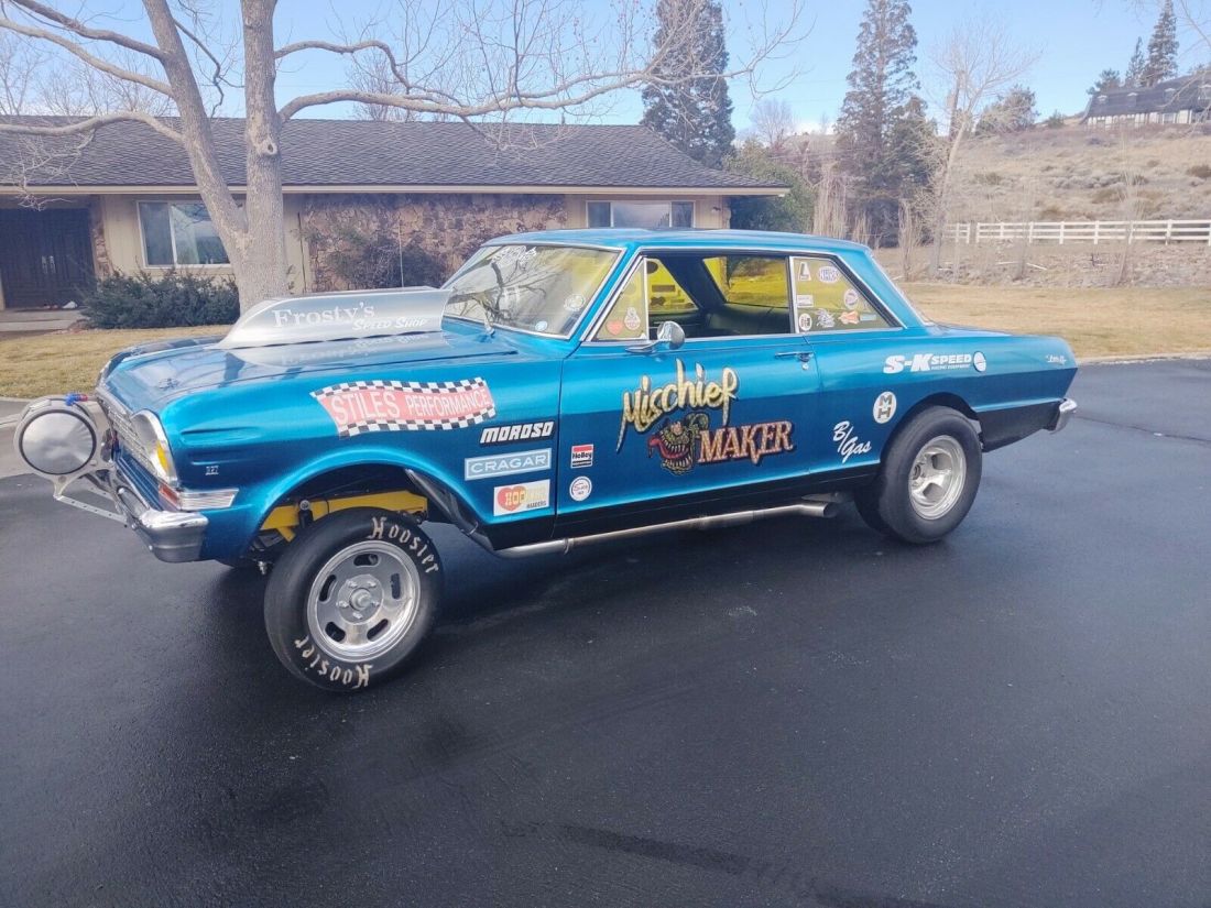1963 Chevy Nova Gasser Big Block 4 spd Car 1963 Chevrolet Nova