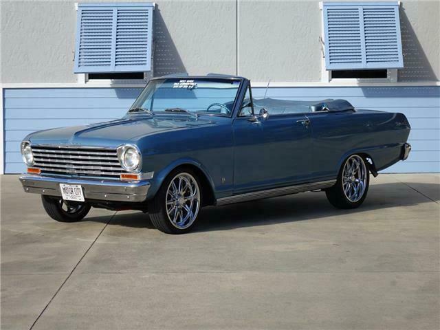 1963 Chevy Nova Restomod - V8 - Automatic - Monaco Blue 1963 Chevrolet Nova
