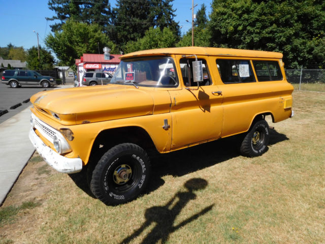 1963 Chevy Suburban 1/2 Ton West Coast Crummy Factory 4 x 4, V8 283 - 2brl 1963 Chevrolet Suburban