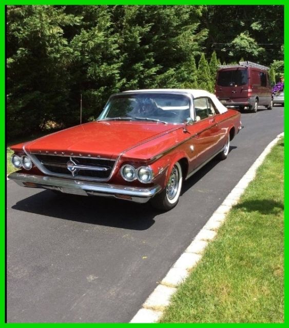 1963 Chrysler 300 Used Automatic Convertible Motivated Seller 1963 Chrysler 300 Series