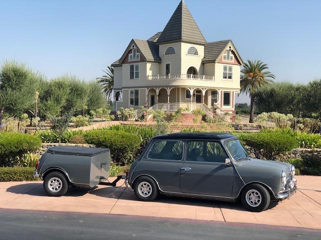 1963 CLASSIC MORRIS MINI COOPER MPI AND TRAILER 1963 Mini Classic Mini Cooper