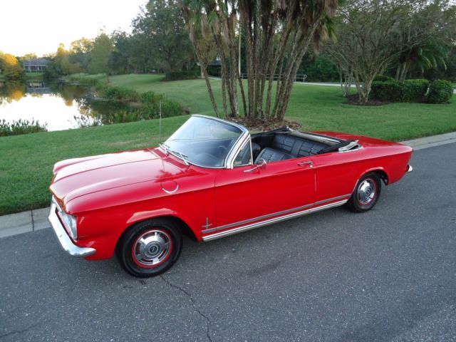 1963 CORVAIR CONVERTIBLE - EXCELLENT CONDITION INSIDE AND OUT - BEAUTIFUL CAR 1963 Chevrolet Corvair BLACK
