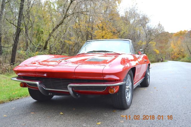 1963 Chevrolet Corvette CONVERTIBLE 327 4SPD BOTH TOPS - photo 9
