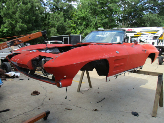 1963 CORVETTE CONVERTIBLE BODY PROJECT NICE!!! RESTO MOD 1963 Chevrolet Corvette STING RAY