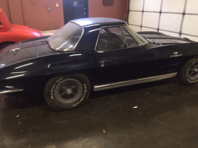 1963 Corvette fuelly barn find Convertable 1963 Chevrolet Corvette convertable