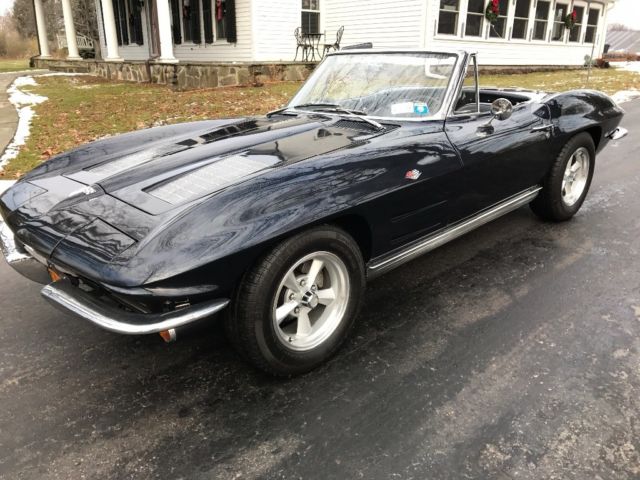 1963 Corvette PRO TOUR Daytona Blue 327 convertible 1963 Chevrolet Corvette Convertible