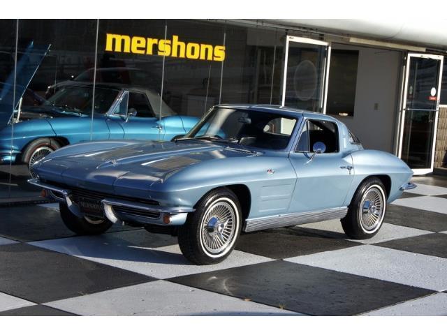 1963 Corvette Split Window Coupe - Silver Blue, Matching Numbers 327, Older Rest 1963 Chevrolet Corvette