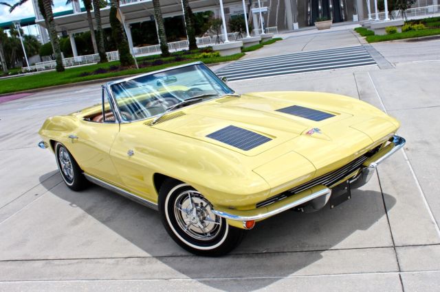 1963 Corvette Stingray 340HP -327 4 speed, number matching drive train 1963 Chevrolet Corvette New Saddle Tan Interior