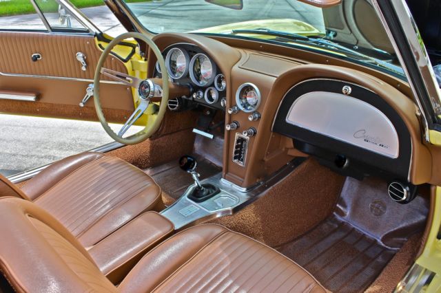 1963 Chevrolet Corvette New Saddle Tan Interior - photo 12