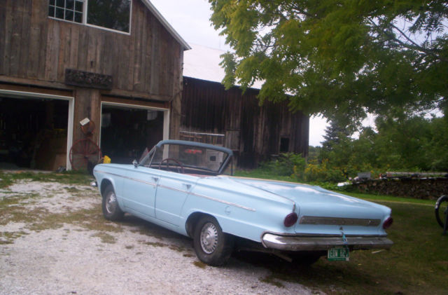 1963 Dodge Dart 270 2.8L convertible 1963 Dodge Dart