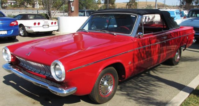 1963 Dodge Dart Convertible for restoration 1963 Dodge Dart 270