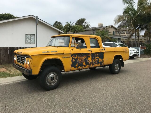 1963 DODGE SWEPTLINE CREW CAB 4WD POWER WAGON Rod Shop Truck Pickup 1963 Dodge Power Wagon Power Wagon