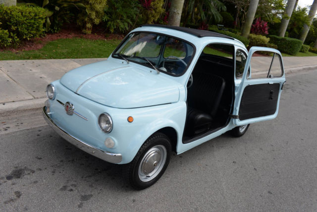 1963 Fiat 500 similar to 600 autobianchi jolly austin mini triumph tr3 vw beetle 1963 Fiat 500 Trasformabile 500D SEE VIDEO!!