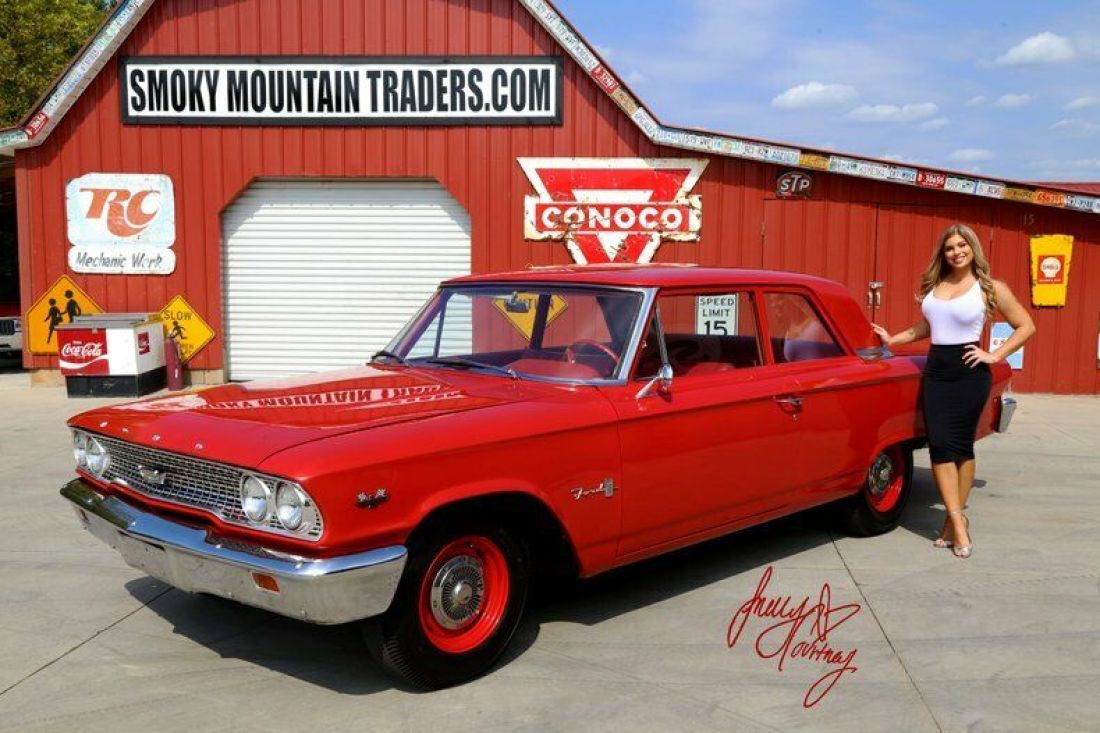 1963 Ford 300 R Code 427 Dual Quad Four Speed 4.11 Rear End Factory Red on Red 1963 Ford 300 R Code
