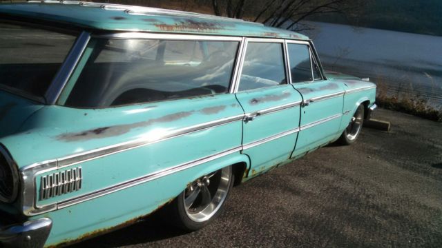 1963 ford country sedan, Galaxie , BIG BLOCK 460, hotrod, rat rod patina 1963 Ford Galaxie Country sedan