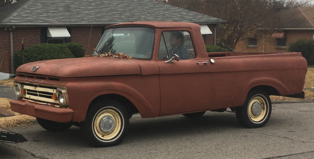 1963 Ford F-100 Pickup Truck Pick Up 2WD 2 Wheel Drive 1963 Ford F-100 Base Standard Cab Pickup 2-Door