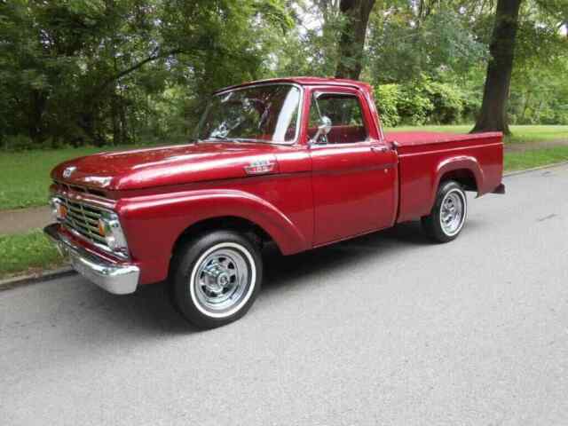 1963 Ford F100 3814 Miles Maroon PICKUP 0 Manual 1963 Ford F-100 --