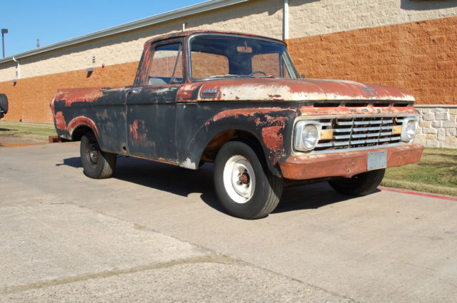1963 Ford F100 SWB Rare Uni Body Pickup truck collectors 1963 Ford F-100 Custom Cab