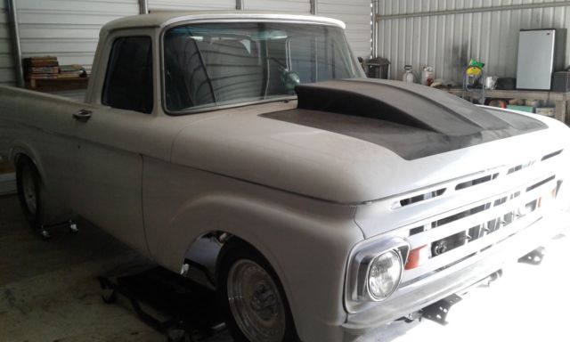 1963 Ford F100 Unibody Drag Truck 1963 Ford F-100 unibody custom cab