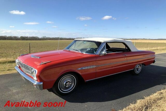 1963 Ford Falcon 6 cyl 4spd buckets convertible sweet - photo 3