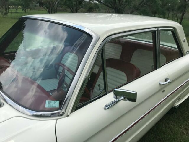 1963 Ford Falcon buckets console skirts 4spd 6 cyl - photo 8