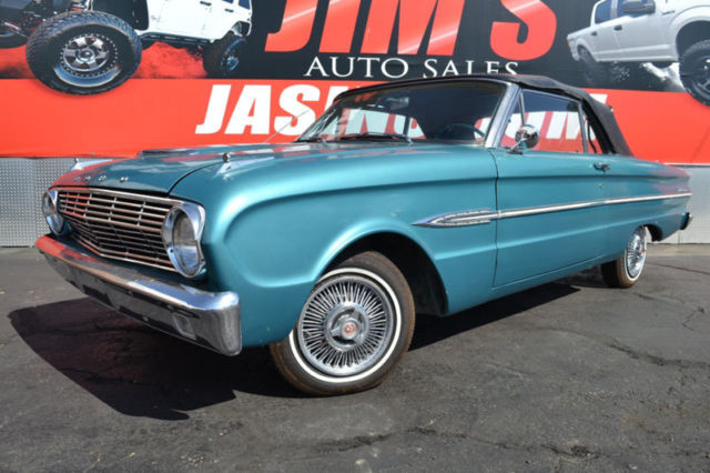1963 Ford Falcon Ford Falcon Convertible Rare Ford Product 29000 Miles Teal Seda 1963 Ford Falcon Ford Falcon Convertible Rare Ford Product