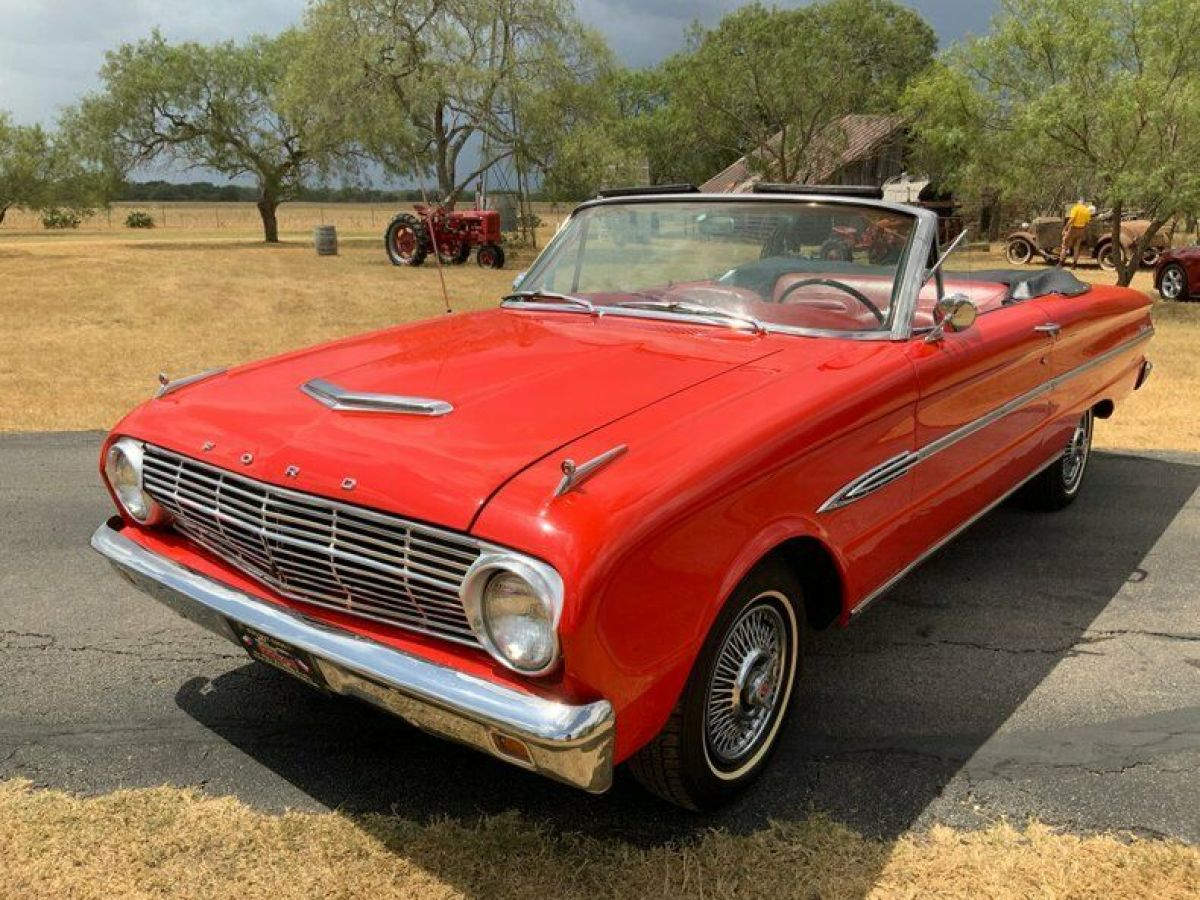 1963 Ford Falcon Futura convertible 6 cyl 3 speed buckets and conso 42535 Miles 1963 Ford Falcon Futura convertible 6 cyl 3 speed buckets and conso