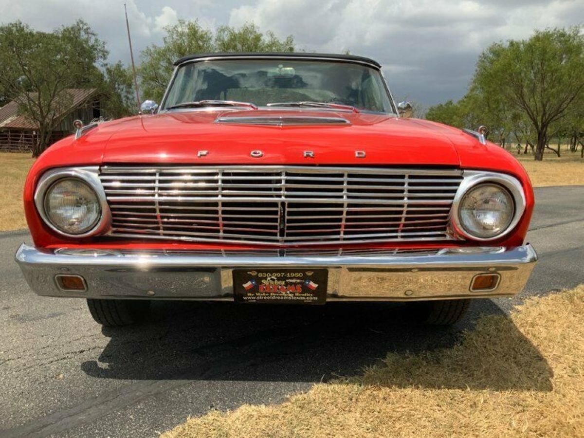 1963 Ford Falcon Futura convertible 6 cyl 3 speed buckets and conso - photo 11