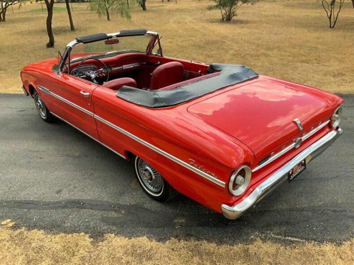 1963 Ford Falcon Futura convertible 6 cyl 3 speed buckets and conso - photo 3
