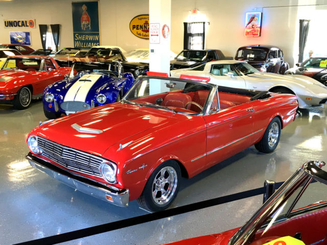 1963 FORD FALCON SPRINT CONVERTIBLE - 260CI 4BBL V8 W/ 4 SPEED MANUAL -NEW WHEEL 1964 Ford Falcon NEW AMERICAN RACING HOPSTERS
