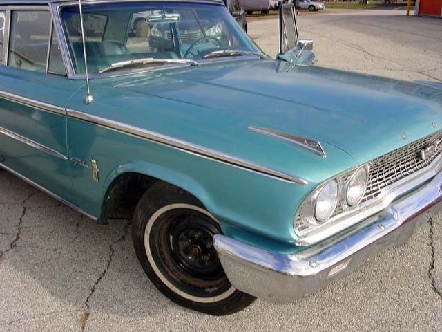 1963 Ford Galaxie 500 - 352 V8 - Turquoise color 4 Door - Truckload of X-Parts 1963 Ford Galaxie