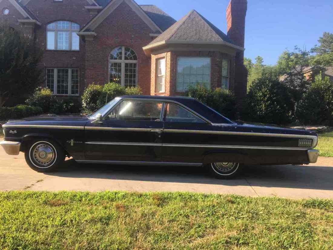 1963 Ford Galaxie 500 Black RWD Automatic Fastback 1963 Ford Galaxie 500 Fastback