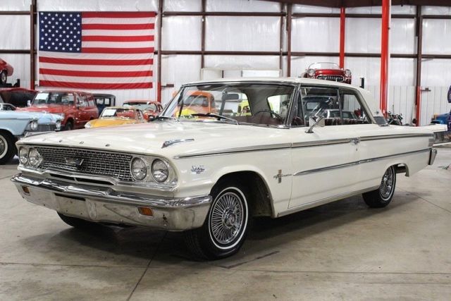 1963 Ford Galaxie 500 XL 91486 Miles Corinthian White Convertible 390 V8 Automat 1963 Ford Galaxie 500 XL