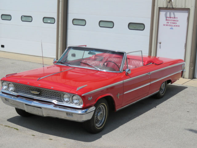 1963 Ford Galaxie 500 XL Automatic RWD V8 3.9L Gasoline 1963 Ford Galaxie XL