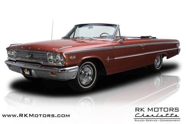 1963 Ford Galaxie 500 XL Chestnut Convertible 406 V8 4 Speed Manual 1963 Ford Galaxie 500 XL
