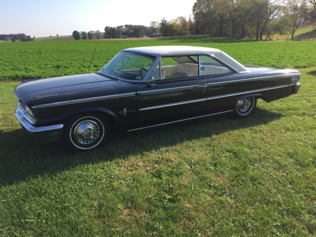 1963 FORD GALAXIE 500XL 352 AUTO BLACK / WHITE BARN FIND 74,000 ORIGINAL MILES 1963 Ford Galaxie XL 500