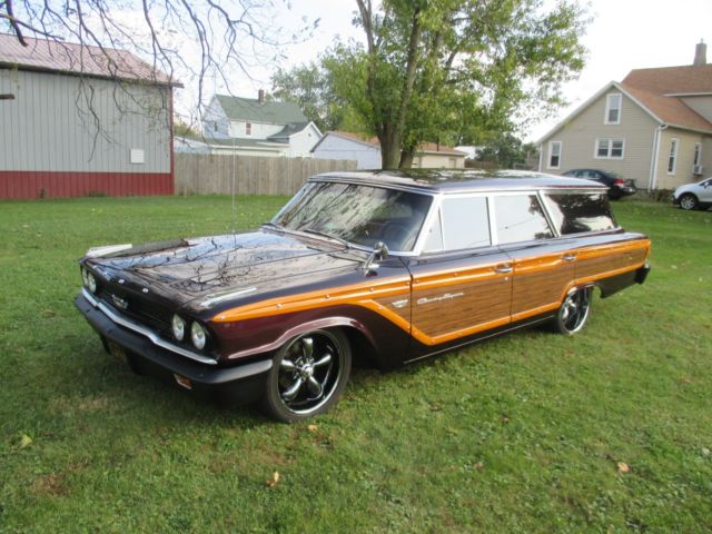 1963 FORD GALAXY COUNTRY SQUIRE WAGON WOOD GRAIN HOT ROD 1963 Ford Galaxie WOOD