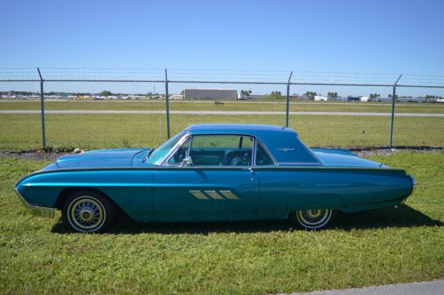 1963 FORD THUNDERBIRD BLUE VINTAGE ANTIQUE COLLECTORS 1963 Ford Thunderbird CHROME