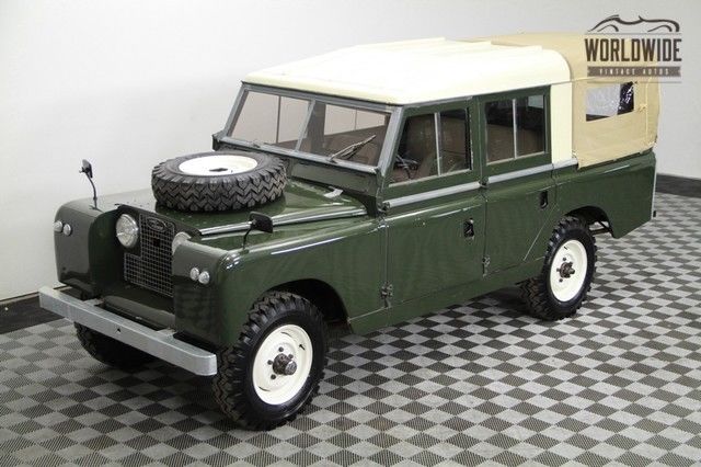 1963 Green 10K Original Miles! Crew Cab 109. Restored! 1963 Land Rover Defender 10K Original Miles! Crew Cab 109. Restored
