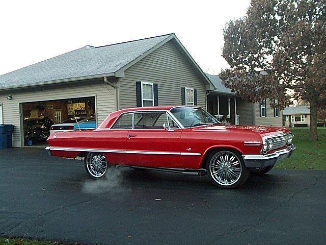 1963 impala 2dr Hardtop,Fresh Built 327,Auto,New Interior,9in.Rear end Solid Car 1963 Chevrolet Impala 2Dr Hardtop