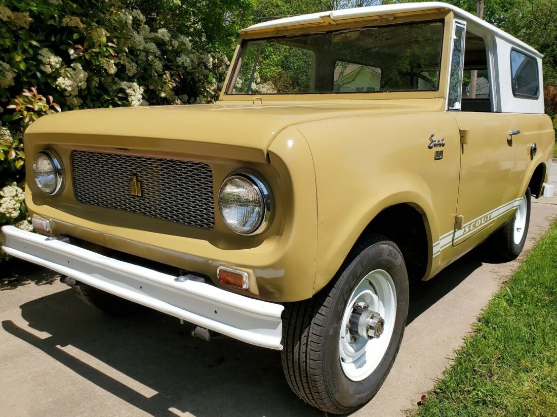 1963 International Scout 4X4 Convertible (NO RESERVE) 1963 International Harvester Scout all wheel drive full top