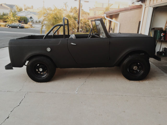 1963 International Scout 80- Black- Original California Plates 1963 International Harvester Scout