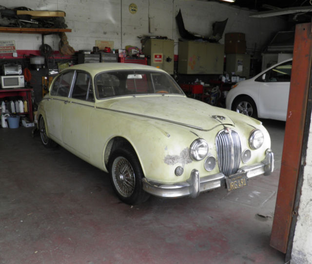 1963 Jaguar 3.8 MK II California Rust Free Sedan Automatic Barn Find MK 2 1963 Jaguar S-Type