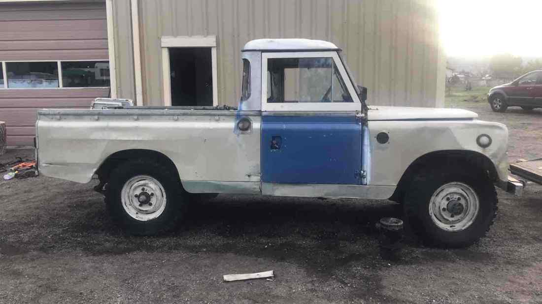 1963 Land Rover truck Pickup Green 4WD Manual 1963 Land Rover truck