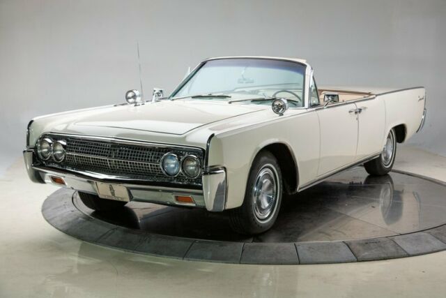 1963 Lincoln Continental 430 CI V8 3 Speed Automatic Convertible Ermine White 1963 Lincoln Continental --