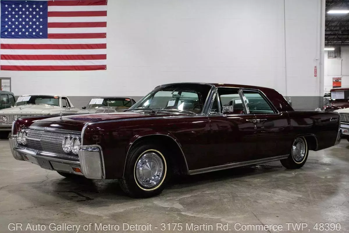 1963 Lincoln Continental 75661 Miles Burgundy 430ci V8 1963 Lincoln Continental