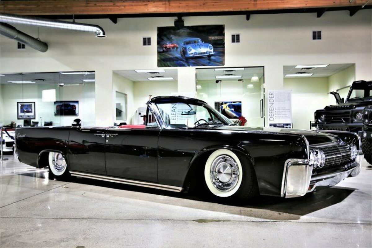 1963 Lincoln Continental Convertible 7002 Miles Black Convertible 430 CI V8 Auto 1963 Lincoln Continental Convertible
