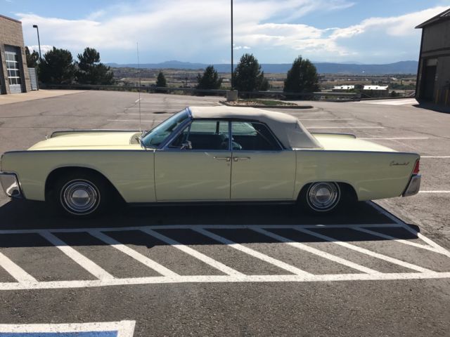 1963 Lincoln Continental Convertible with Less than 90,000 miles 1963 Lincoln Continental