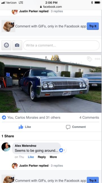 1963 Lincoln Continental for sale 1963 Lincoln Continental