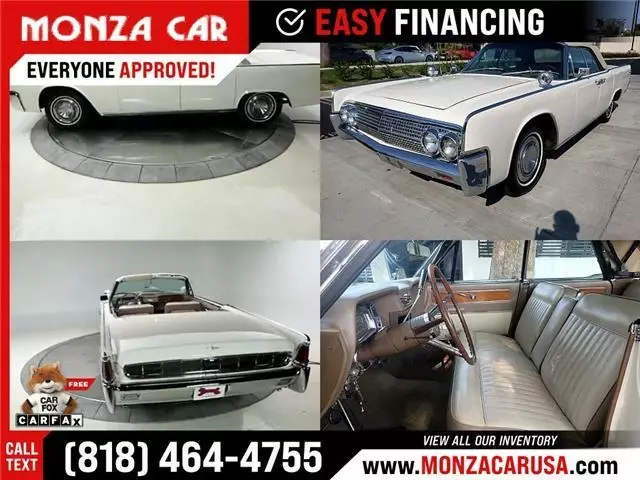 1963 Lincoln Continental, white with 0 Miles available now! 1963 Lincoln Continental